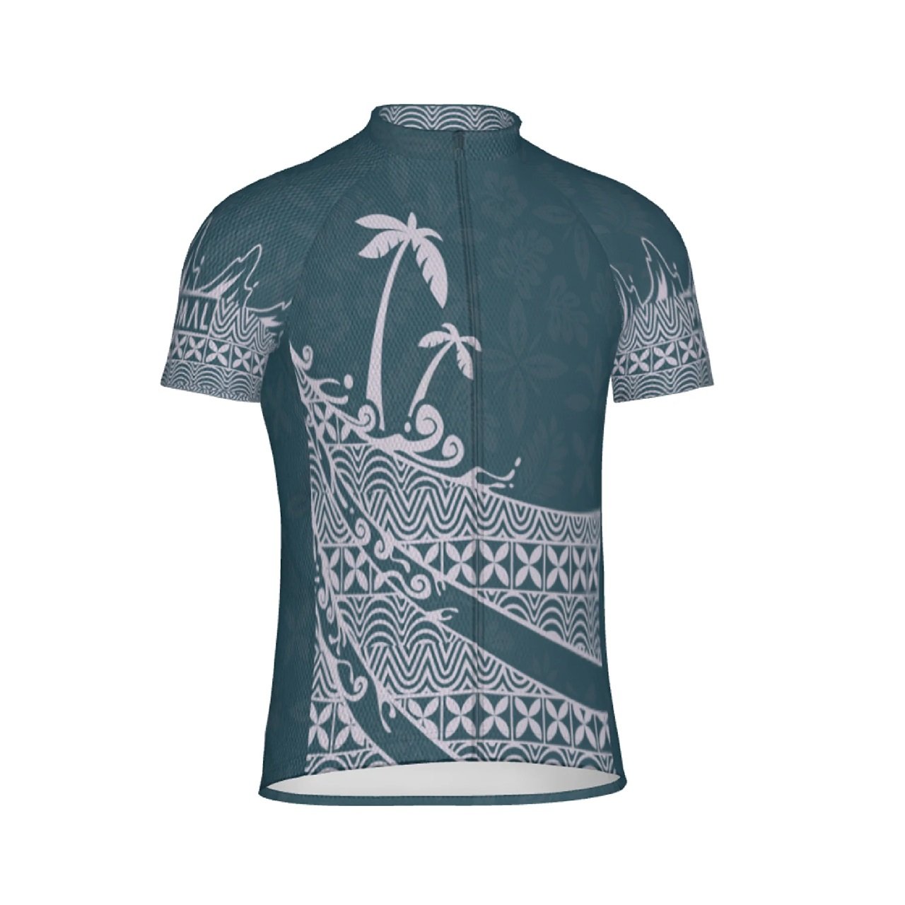 Cycling Jersey Tropical Patterns Men's Sport Cut Jersey by Primal