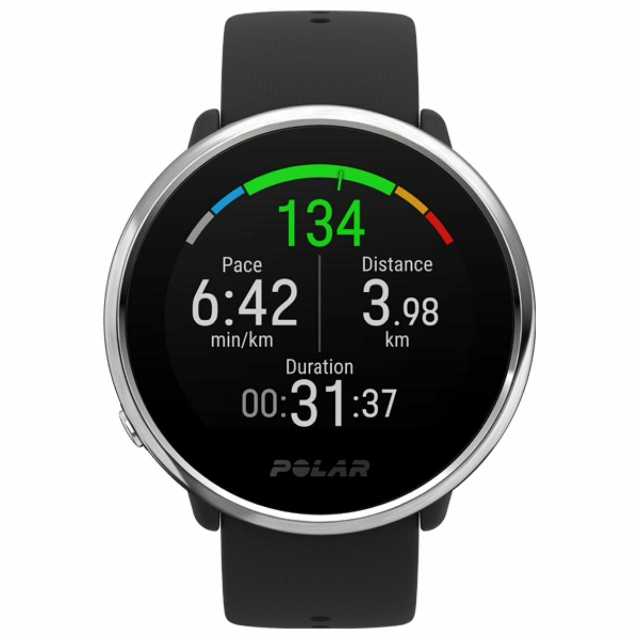 Polar Ignite GPS Fitness Watch With Wrist-Based Heart Rate Monitor Black Small