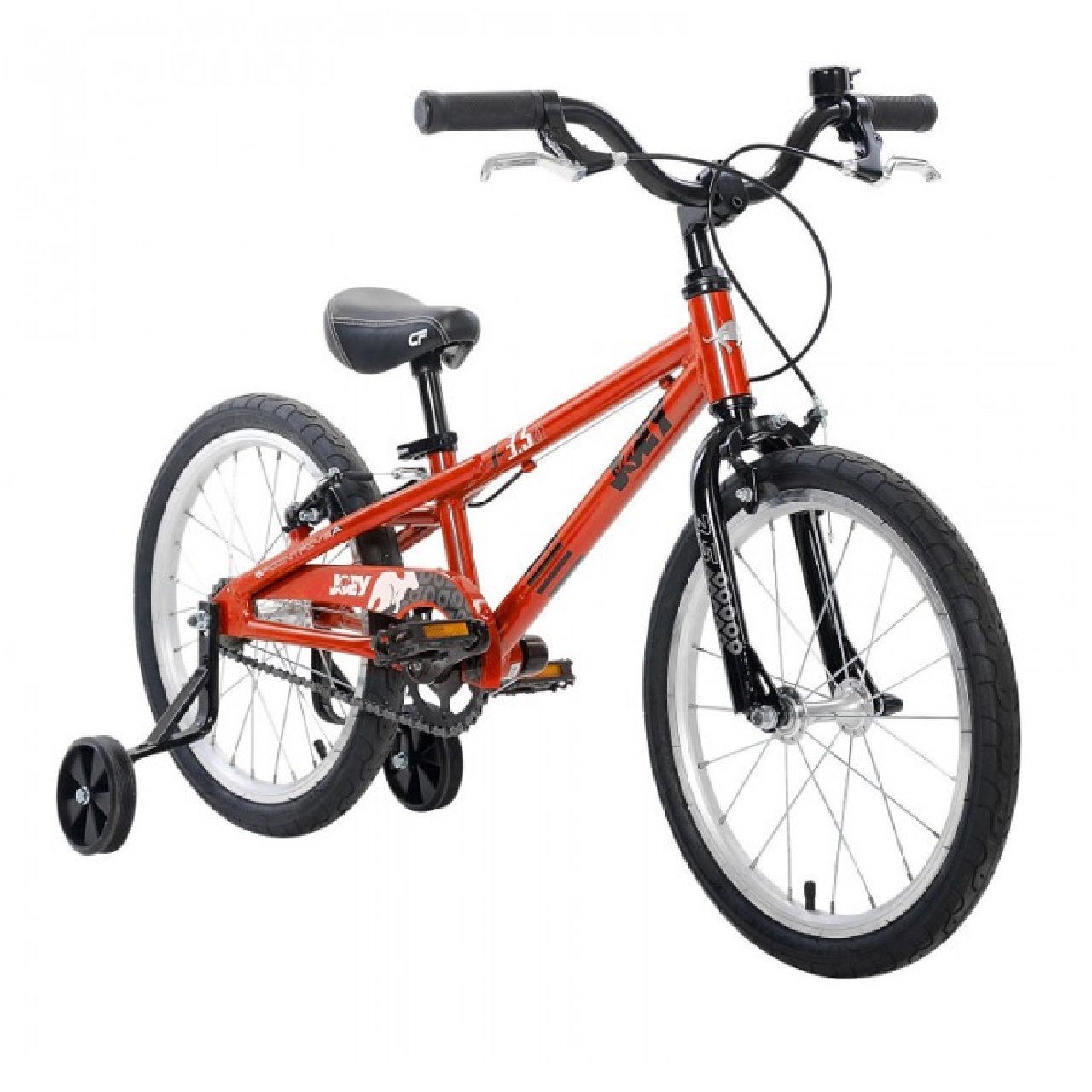 Joey 3.5 Ergo 18" Wheel Single Speed/Training Wheel Kids Bike (ages 3 -6) Red