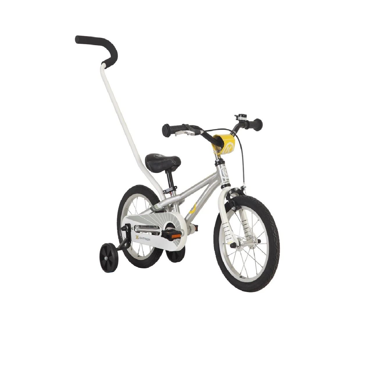 ByK E-250 14" Kids first Bike Age: 2-5 Years Learning to ride bike-Silver