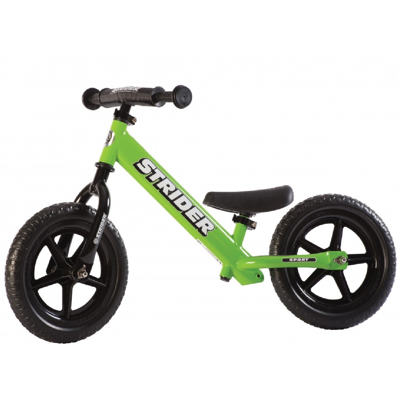 STRIDER 12 Sport Kids Balance Bike No-Pedal Learn To Ride Pre Bike Green