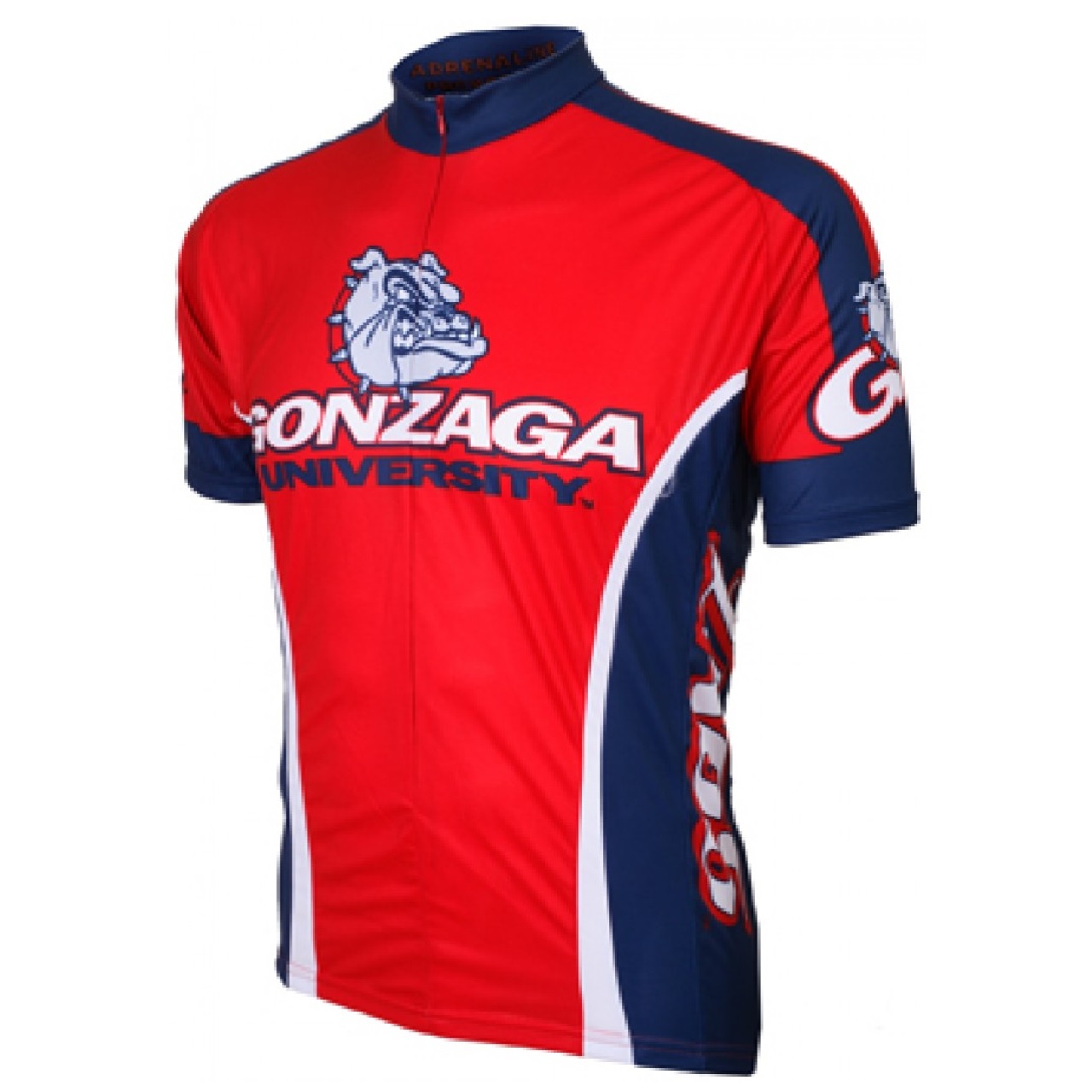 Adrenaline Promo Gonzaga University 3/4 zip Men's Cycling Jersey