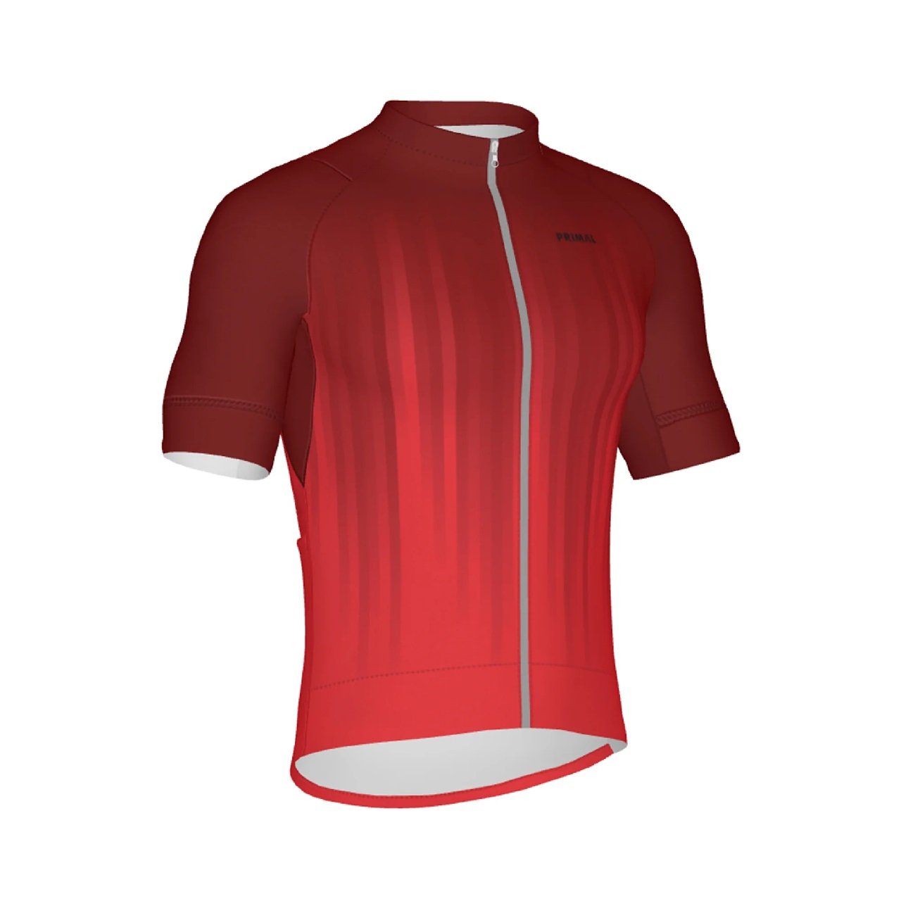Hypersonic Red Men's Equinox Cycling Jersey by Primal