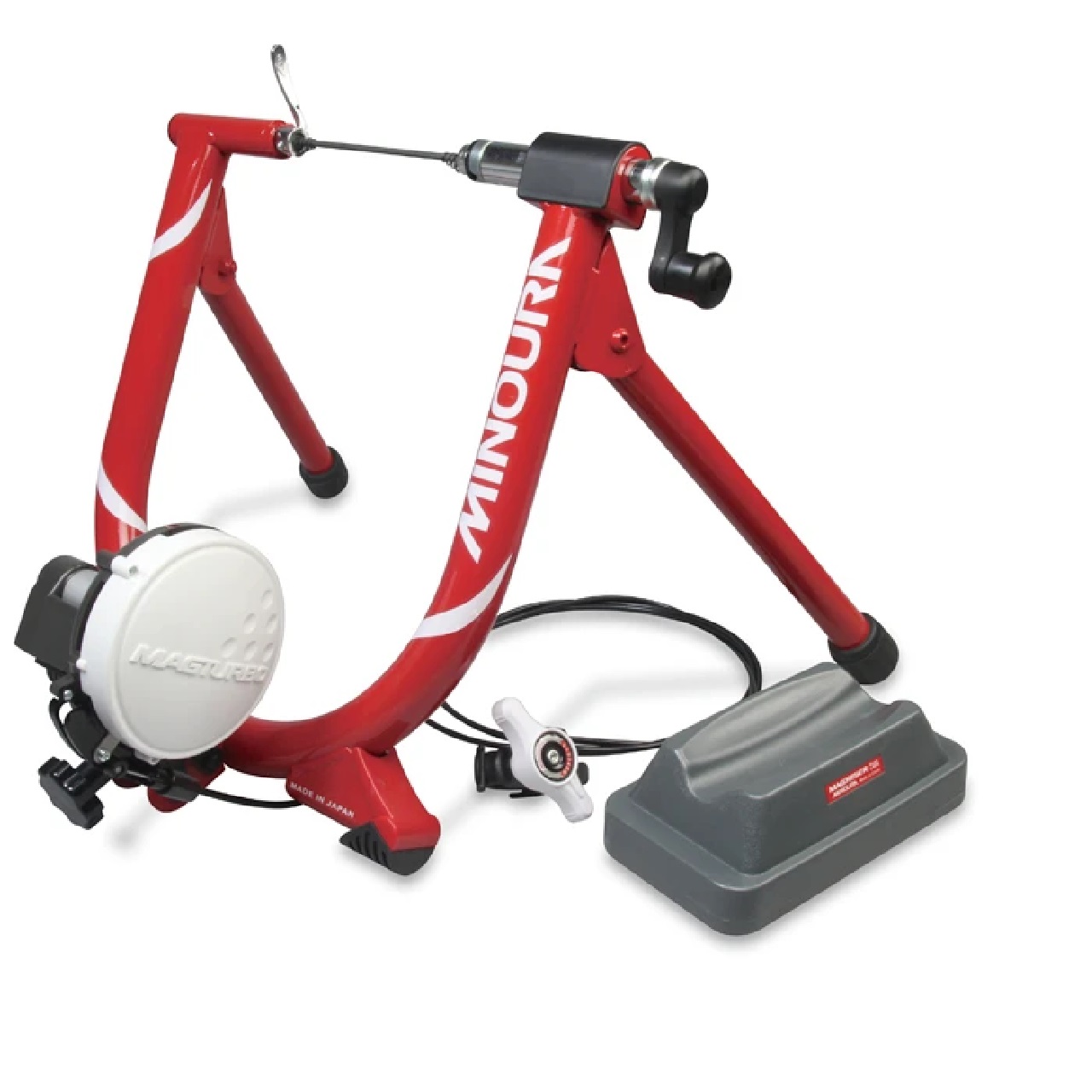 Minoura Magride B60R Bicycle Trainer with Remote and Riser Combo