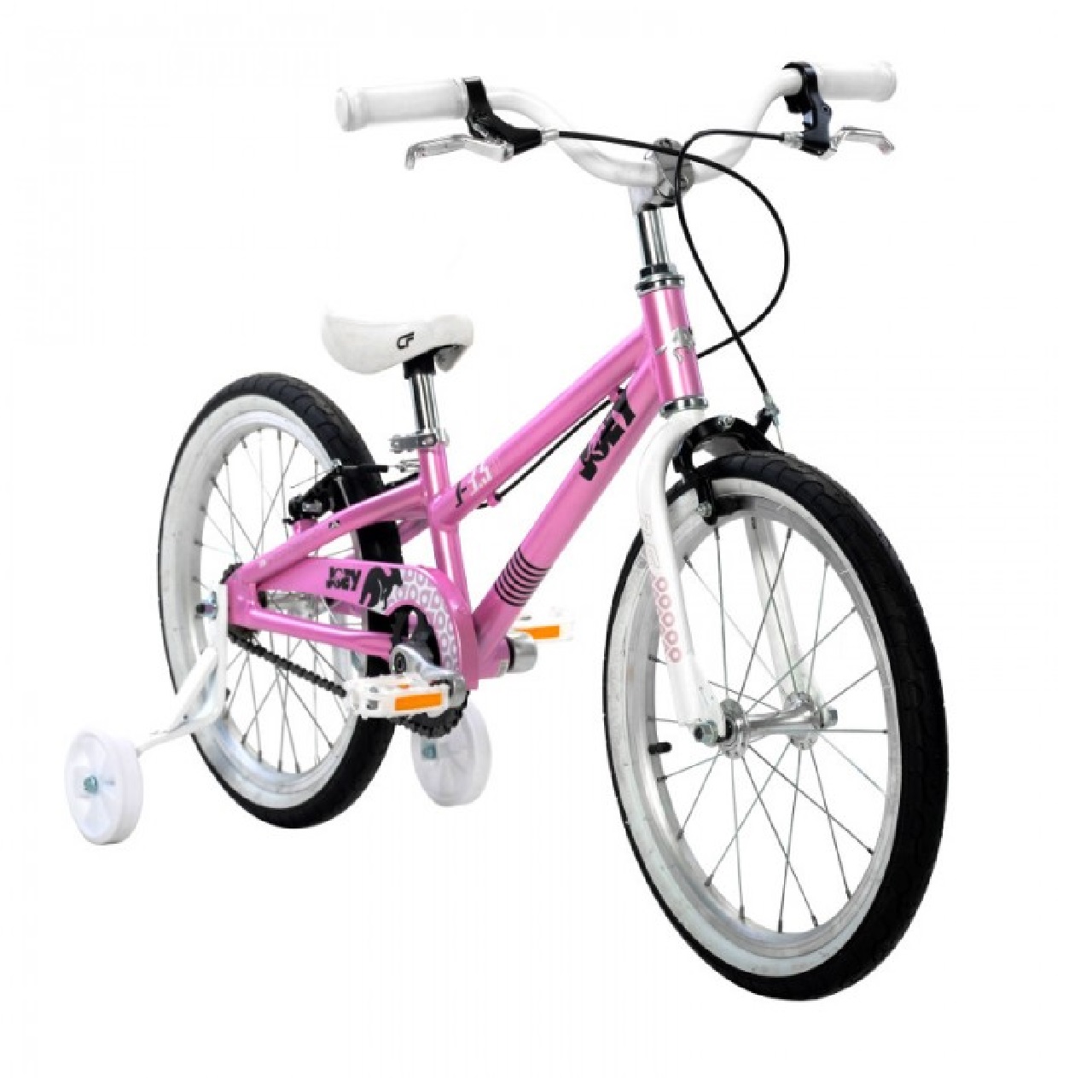 Joey 3.5 Ergo 18" Wheel Single Speed/Training Wheel Kids Bike (ages 3 -6) Pink