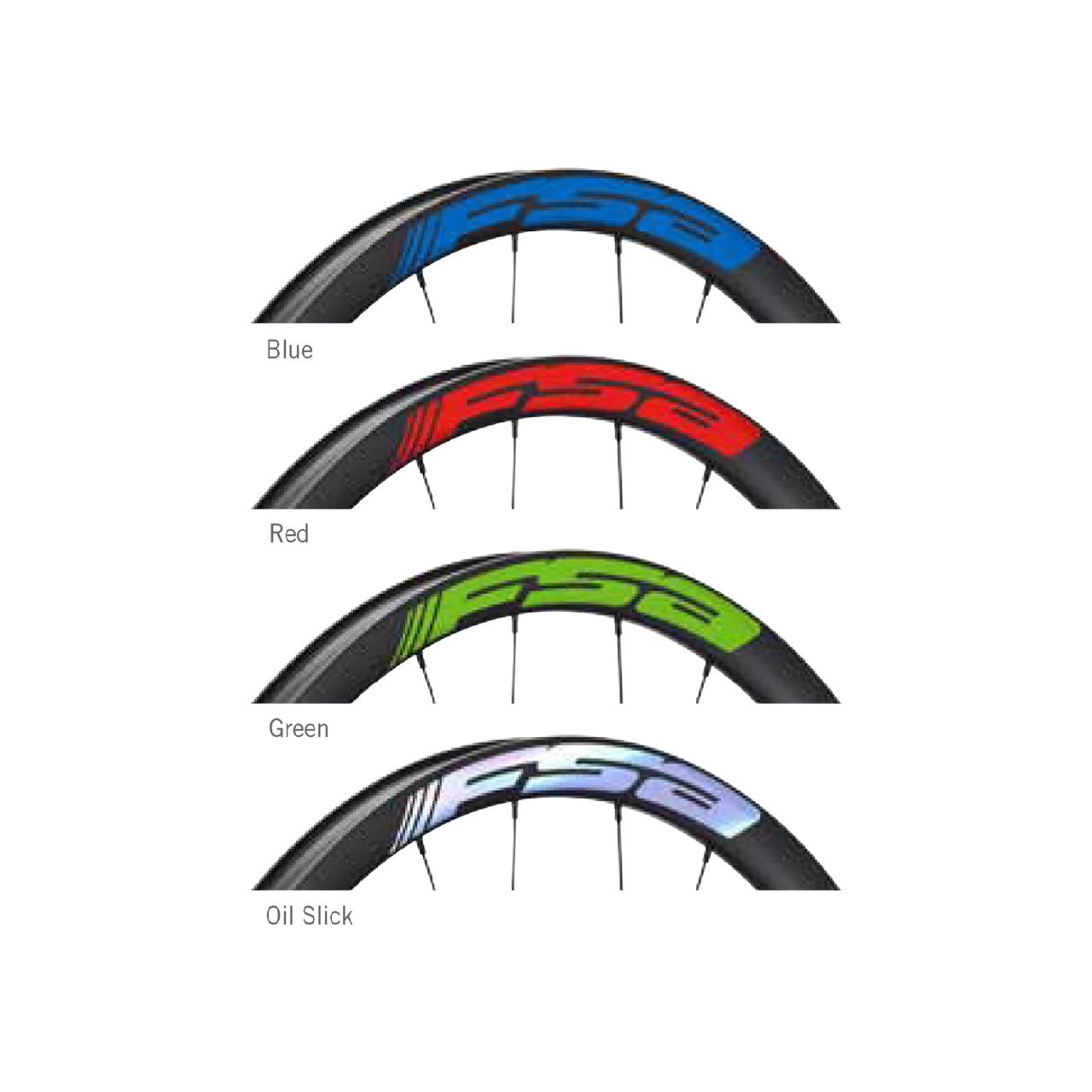 FSA 27.5" Gradient Wheel Stickers Replacement Colors