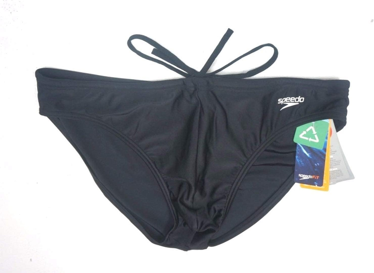 Speedo Men's Swimsuit Brief Powerflex Eco Solar, Speedo Black, 34