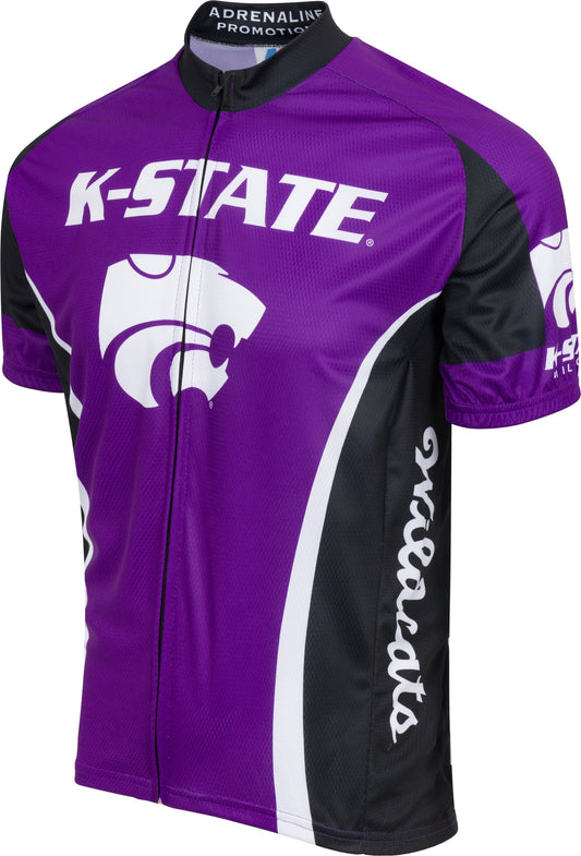 Adrenaline Promotions Kansas State University Full Zip Cycling Jersey