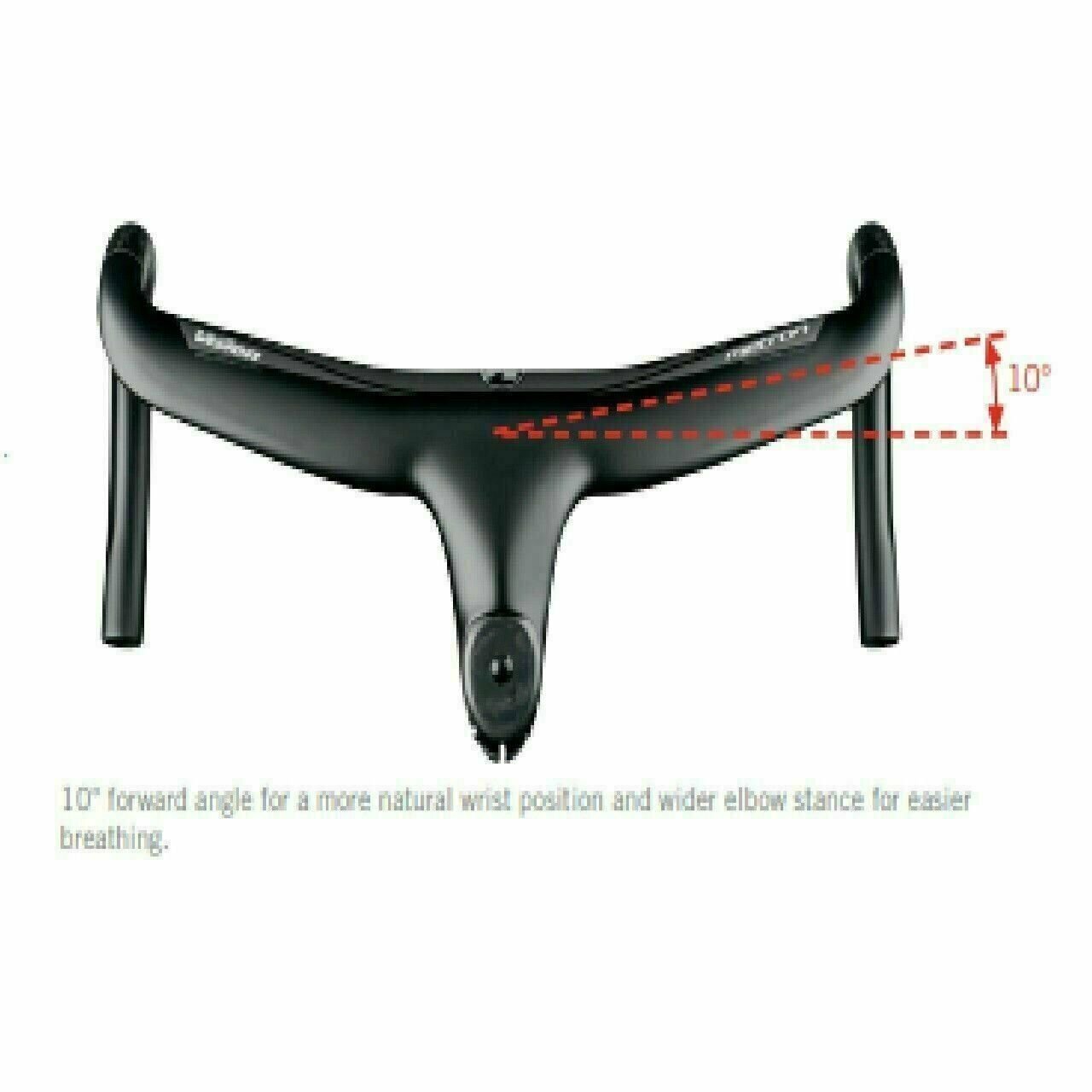 Integrated Bar & Stem VISION METRON 5D CARBON AERO 44cm x 110mm