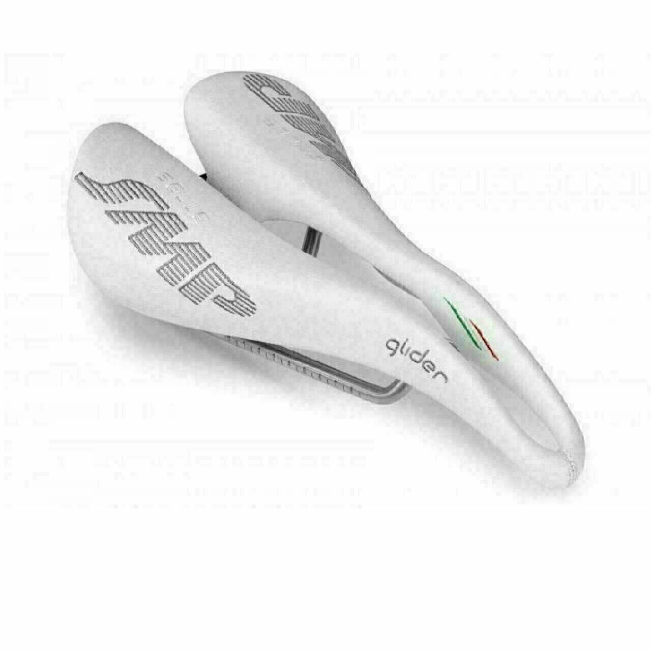 Bike Saddle Selle SMP Glider Pro Bike Saddle Bike Seat White