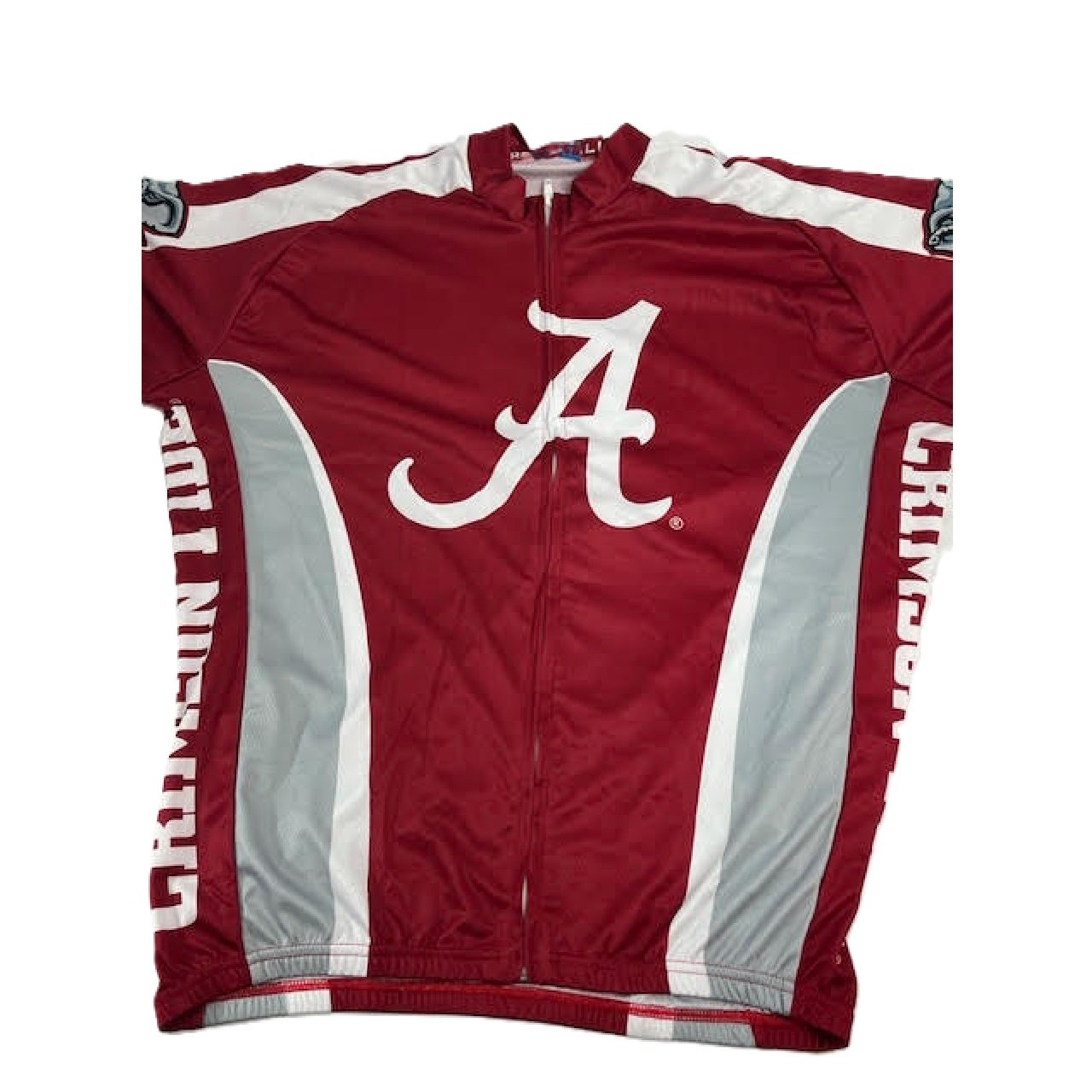 Alabama Crimson Tide Cycling Jersey  College Full zip Men's 2XL-V1