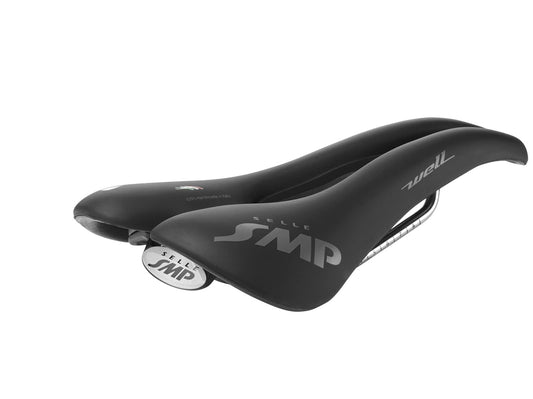 Selle SMP Unisex's Well Saddle, Black, Medium