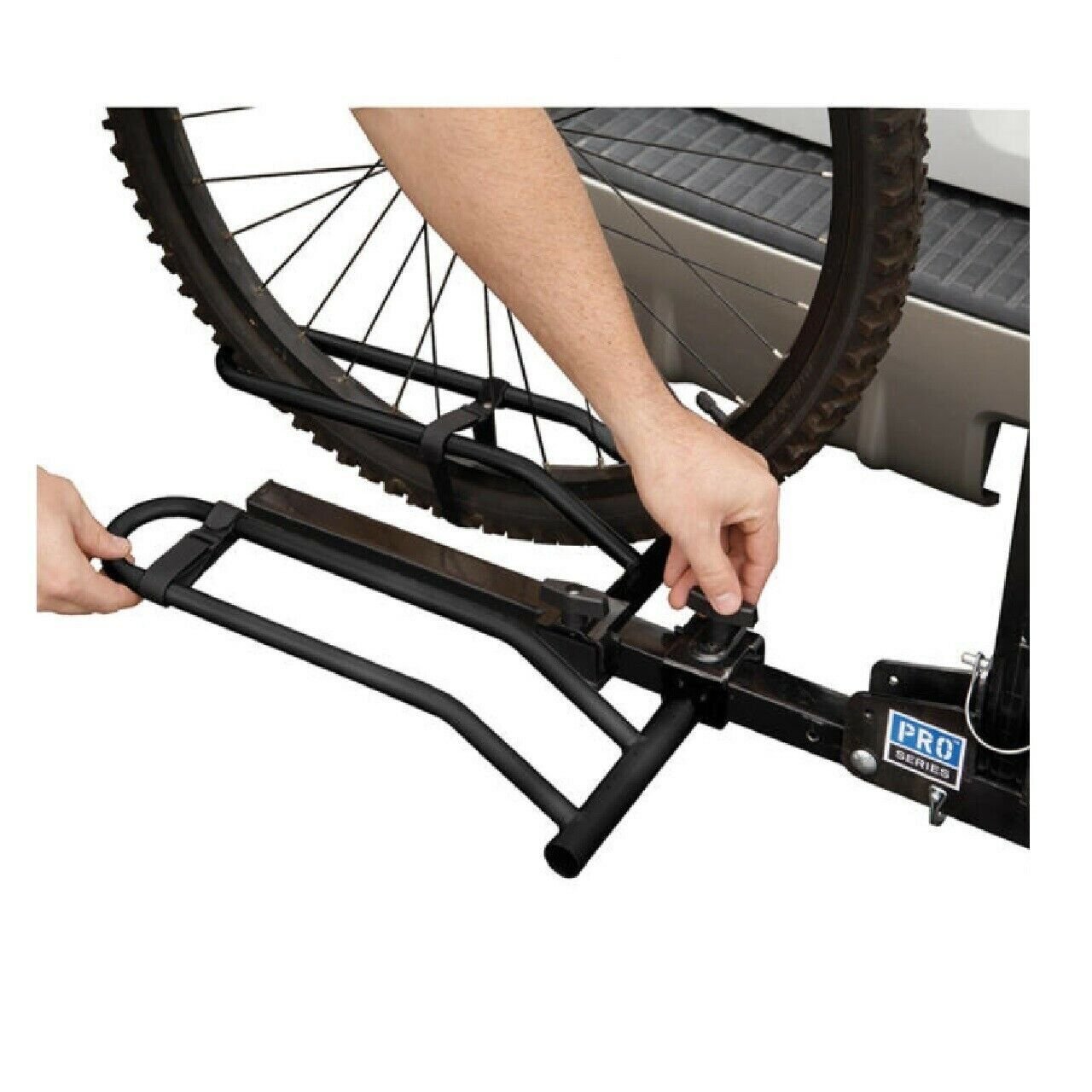 Reese Pro Series Q-Slot 2™ Upright 4-Bike Hitch Mounted Bike Carrier -63138