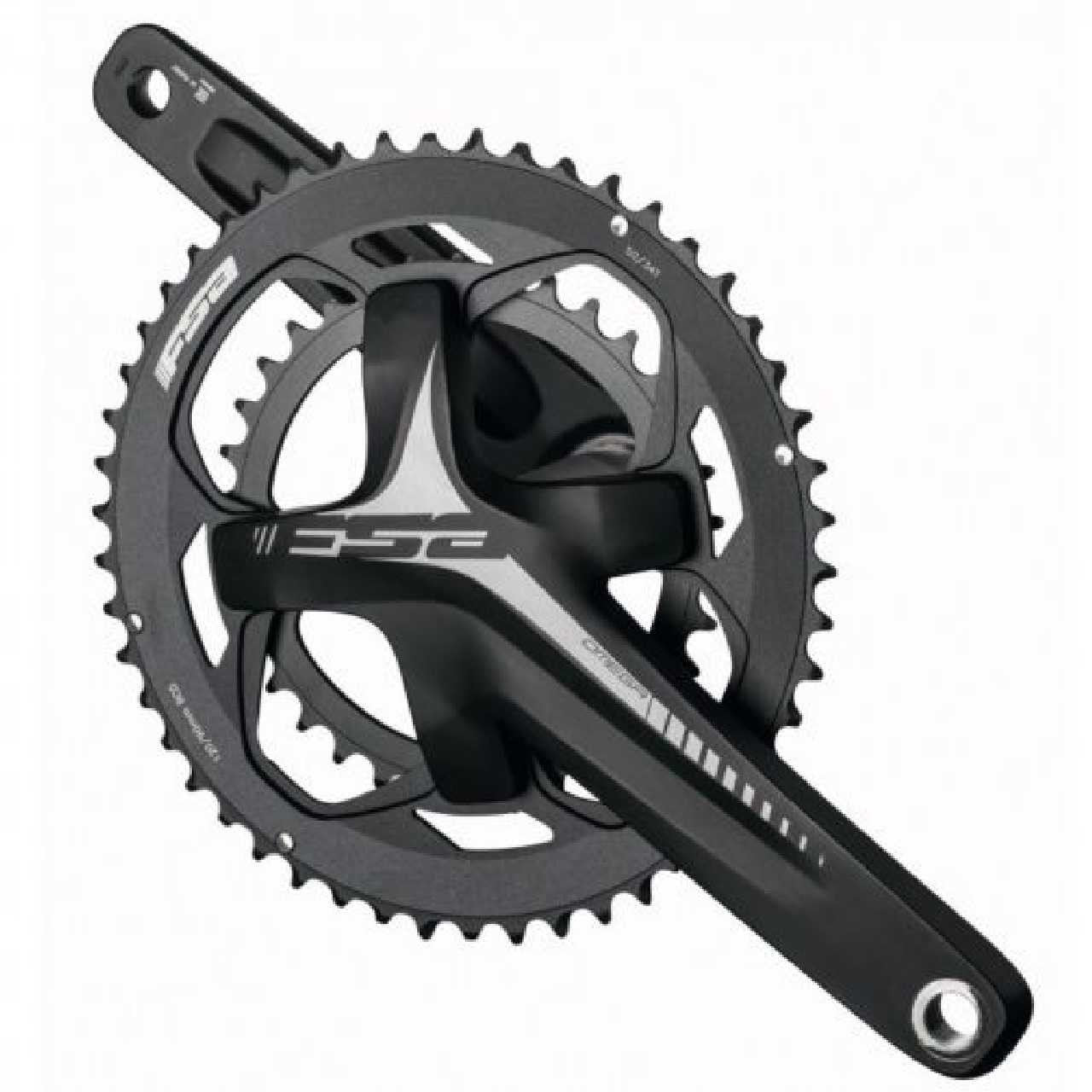 Crankset FSA Omega Adventure Alloy Double Crankset 30/46 165 mm Black BB30