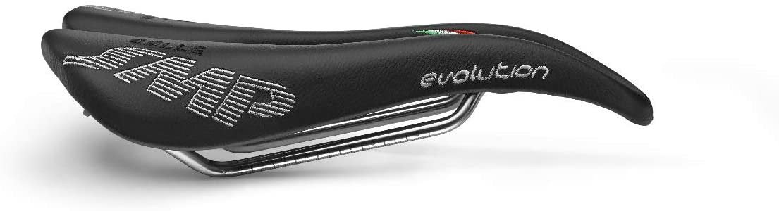 SMP Selle Evolution Bicycle Saddle Seat - Black Made in Italy