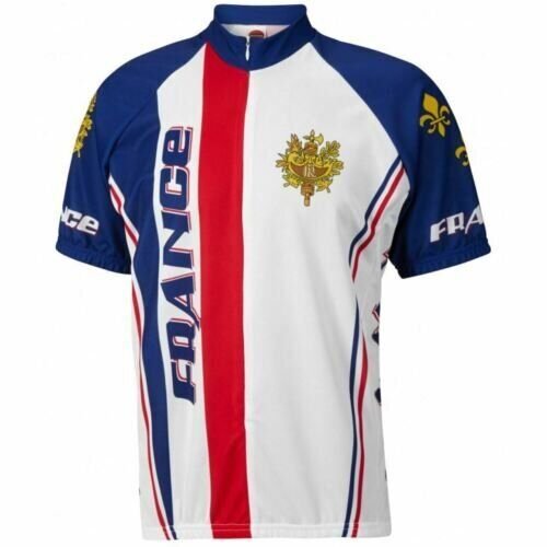 Cycling Jersey France Tribute Short sleeve Full zip men's cycling jersey