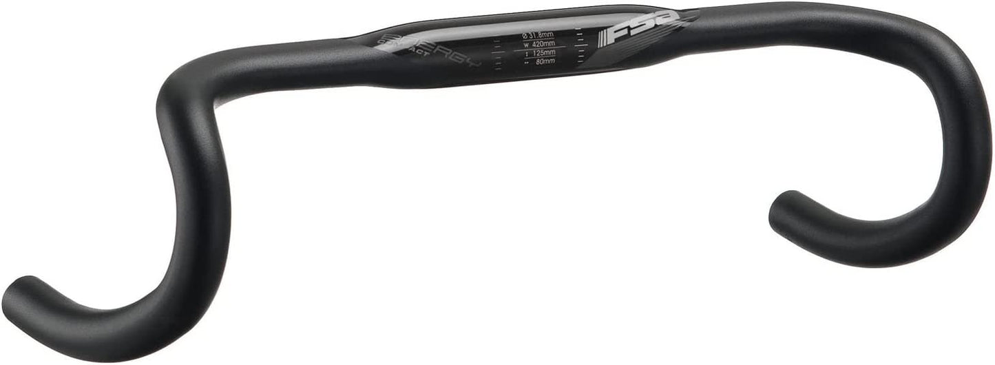 FSA Energy Super Compact Alloy Handlebar 380mm B1 Road Bike