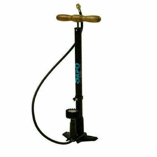 Sapo OK PLUS HP Floor Bike Pump - Matte Black- 12bar/180psi