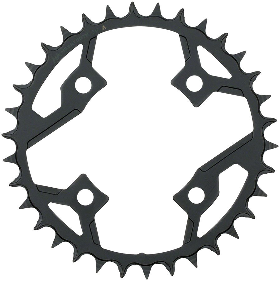 FSA Gamma Pro Mega Tooth Chainring 34t 82 BCD Asymmetric 1 x 11-Speed Steel Blk