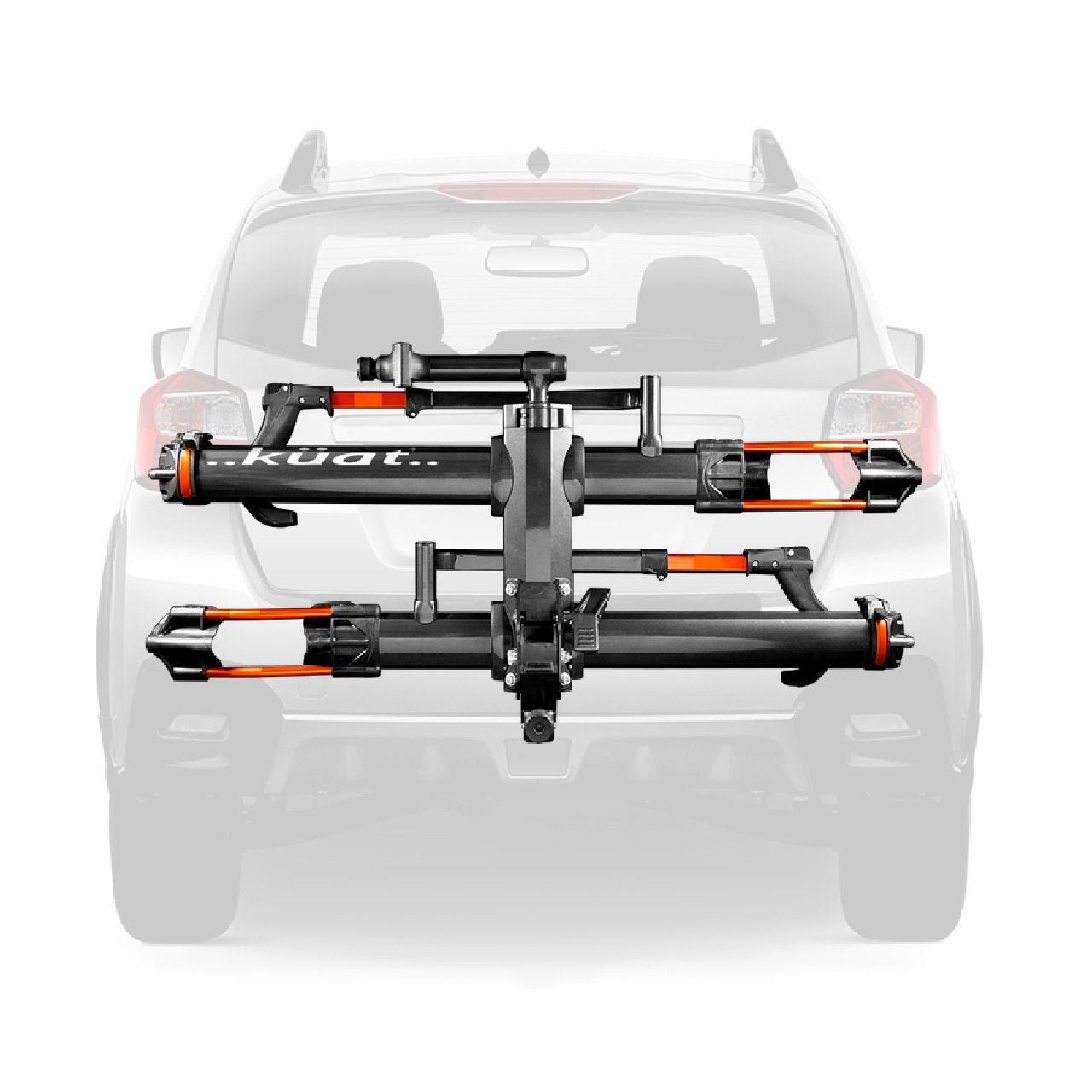 Kuat NV2.0 Hitch Mount 2 Bike Rack Black/Orange 2" Mount