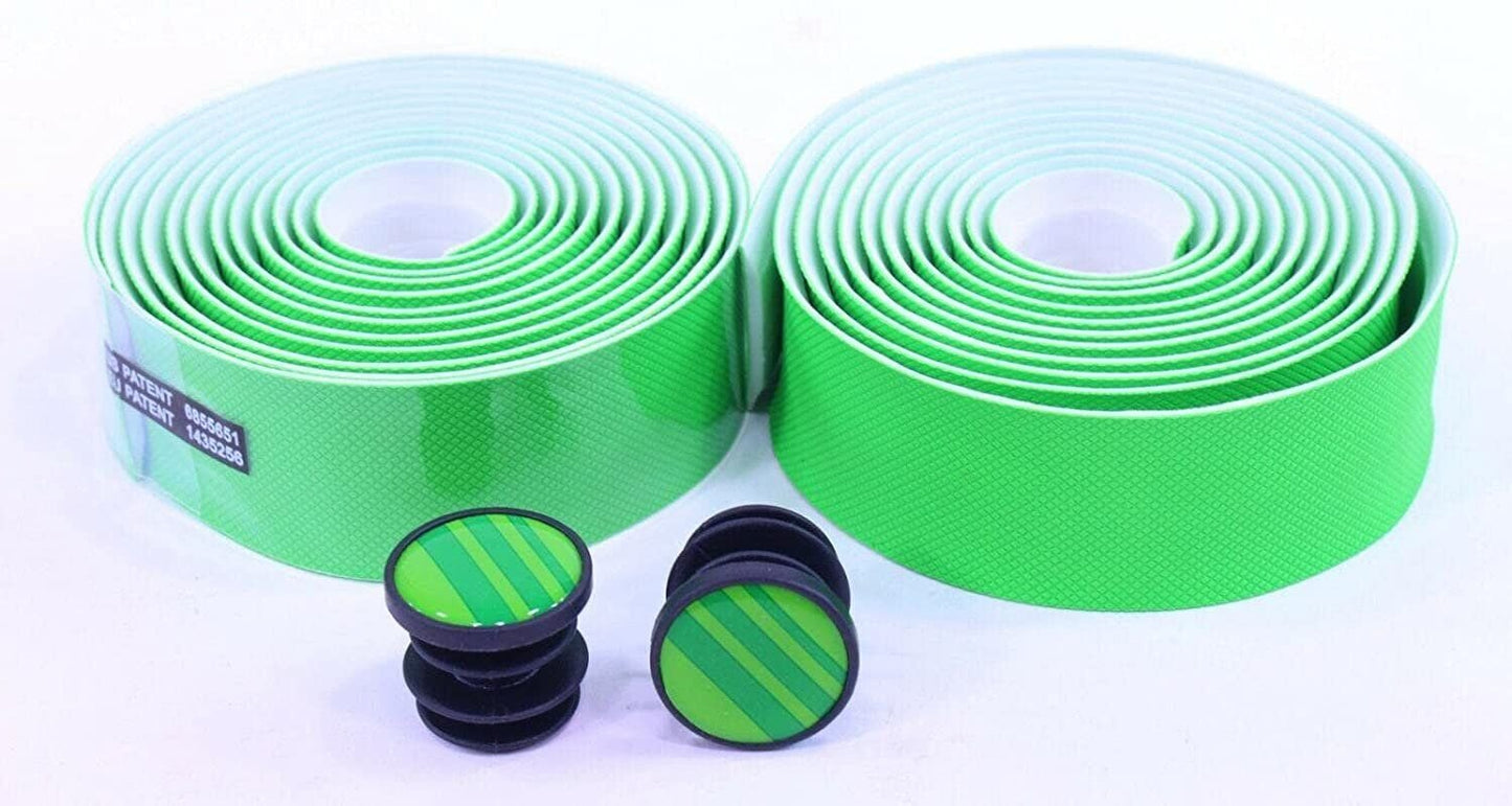 FSA PowerTouch Handlebar Tape Green, One Size