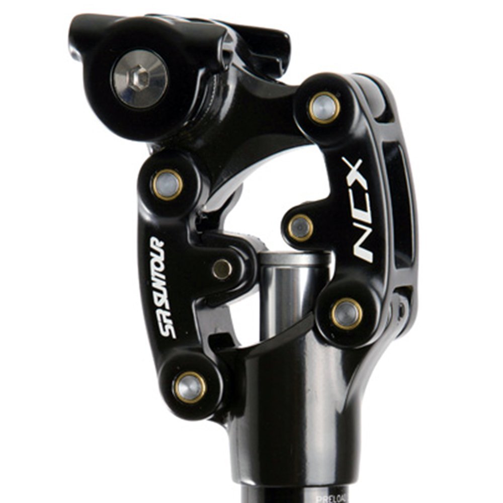 SR Suntour NCX Suspension Seatpost: 27.2 x 350mm 50mm Travel Black