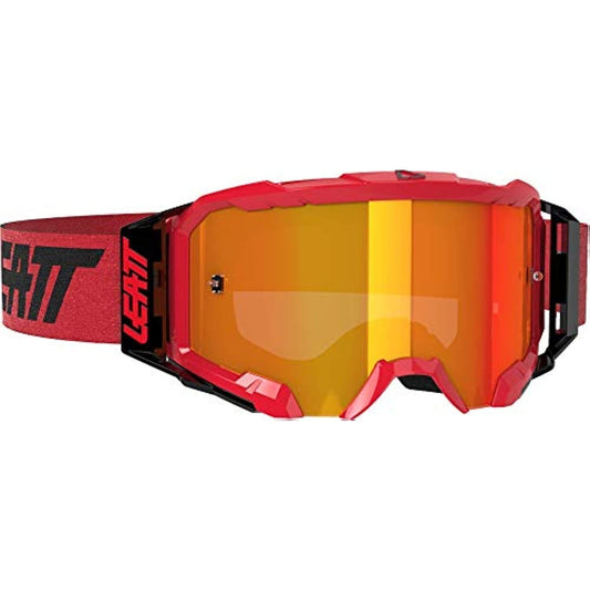 Leatt Brace 5.5 Velocity Iriz Goggles (RED/RED Lens)