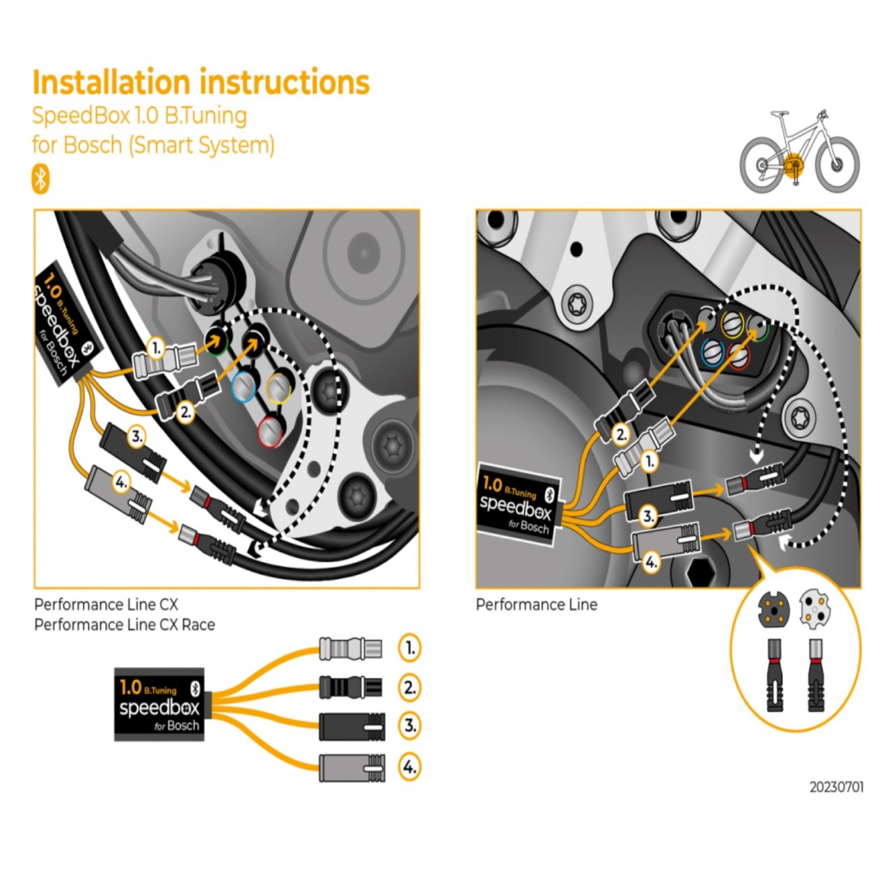 SPEEDBOX 1.0 B.Tuning fits Bosch (Smart System)