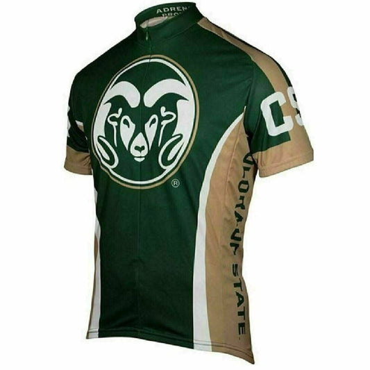 Colorado State University Cycling Jersey College Full zip Men's