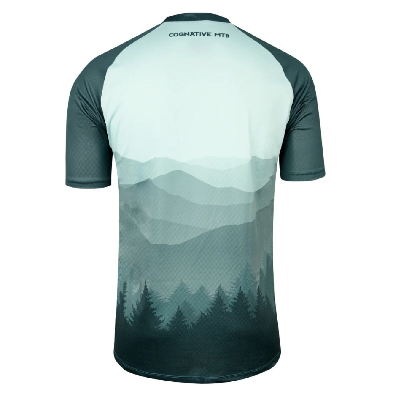 Cognative Men's SummitAir Mesh Short Sleeve MTB Jersey-Black Mountain