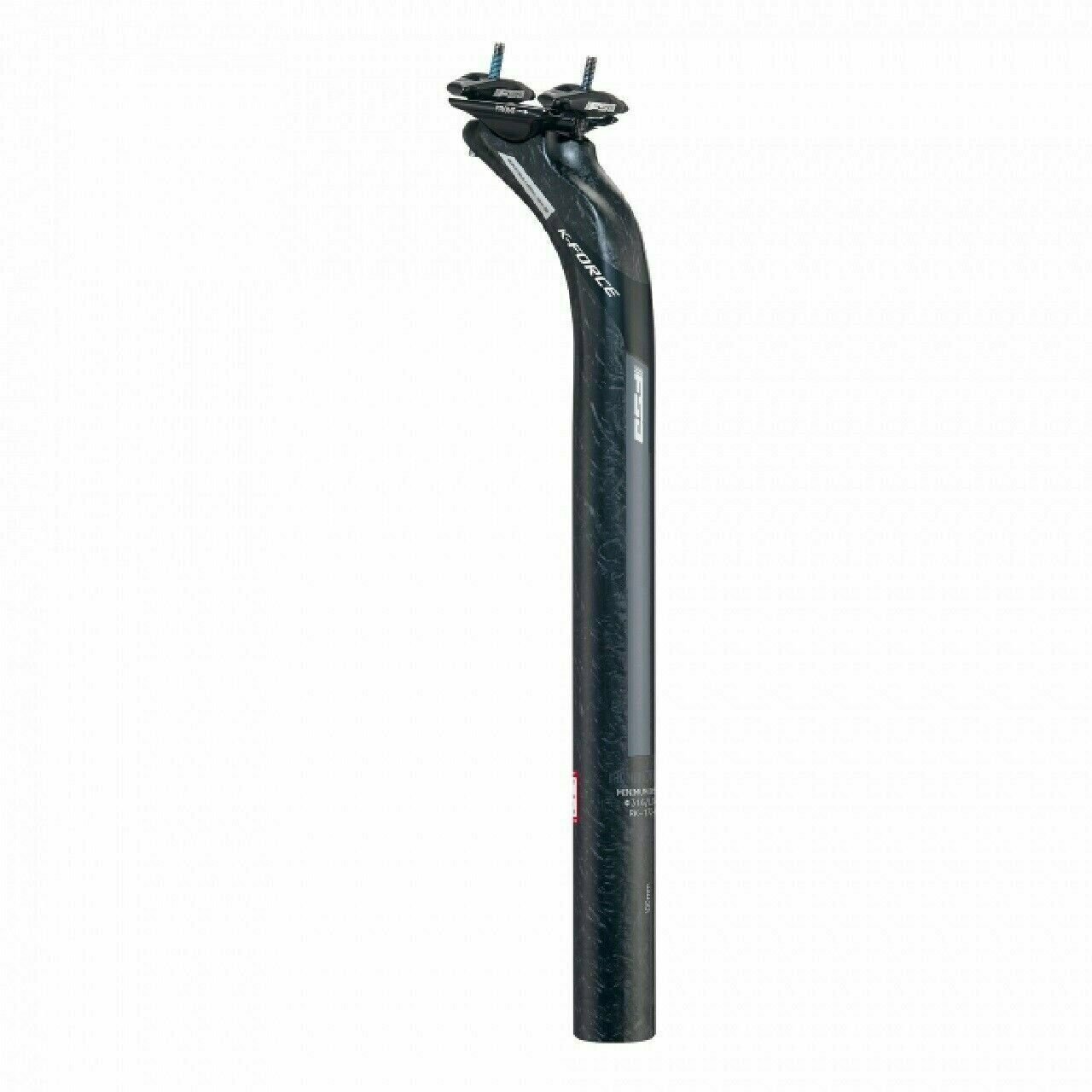 CARBON SEATPOST FSA K-FORCE SB25  25mm setback  400MM x 27.2MM