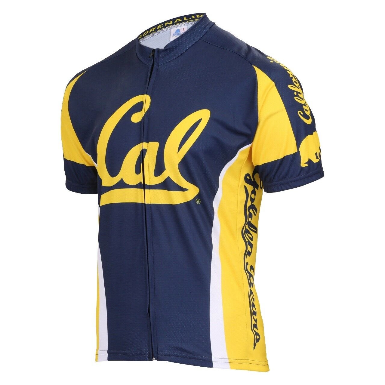 Cycling Jersey U Cal Berkley University of California Full Zip Cycling Jersey