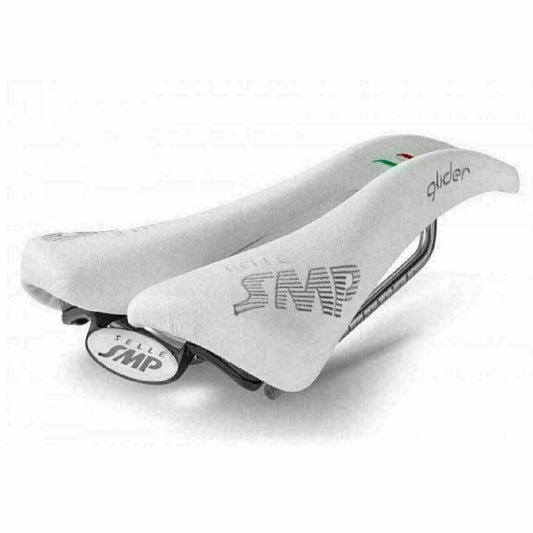 Bike Saddle Selle SMP Glider Pro Bike Saddle Bike Seat White