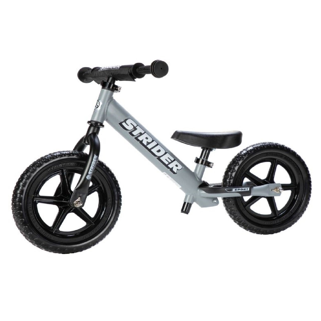 STRIDER 12 Sport Kids Balance Bike No-Pedal Learn To Ride Pre Bike Matt Gray