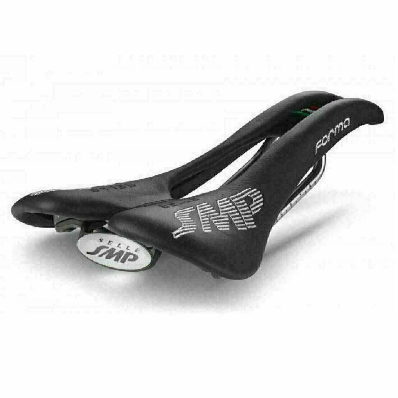 Bike Saddle Selle SMP FORMA Bike Saddle Seat Black with stainless Steel Rails