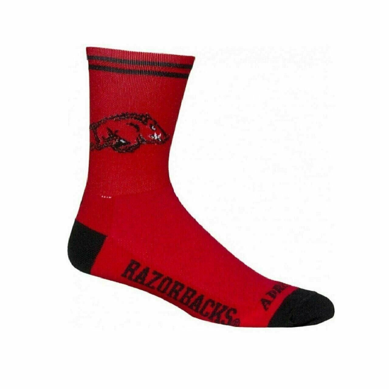 University of Arkansas Officially Licensed Multi Purpose crew length-5" Socks