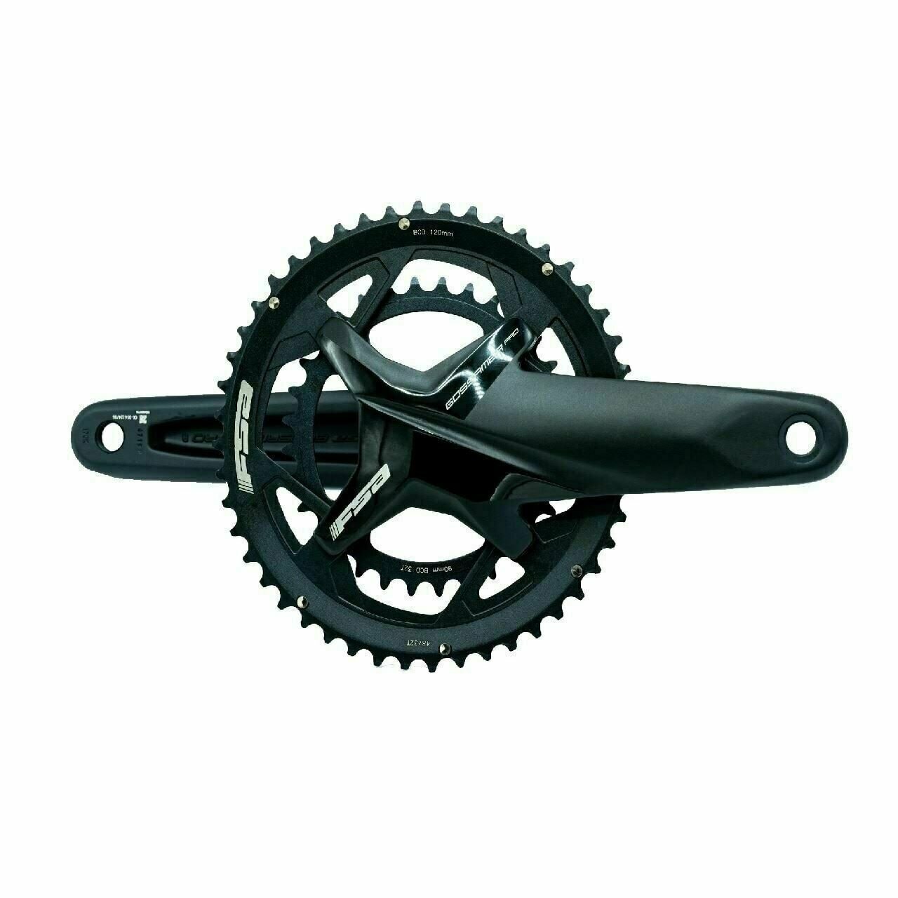 Crankset FSA Gossamer Pro Adventure 2X 386Evo Road Bike Crankset 30/46T