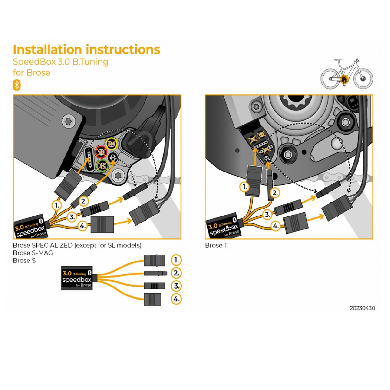 SpeedBox 3.0 B.Tuning Fits Brose (fits Brose SPECIALIZED (except for SL models)