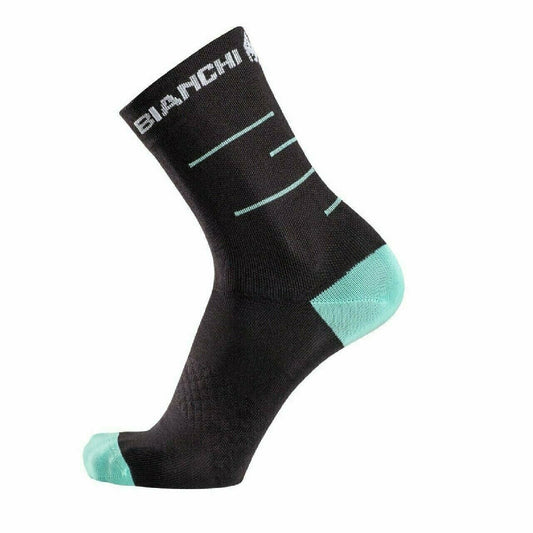 Cycling Socks Bianchi Milano Oreto Black /Celeste Cycling Socks