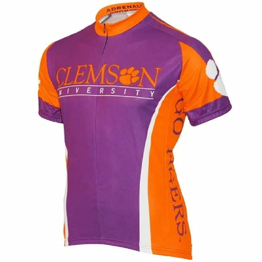 Cycling Jersey Clemson University Tigers College full zip Men's small BM1