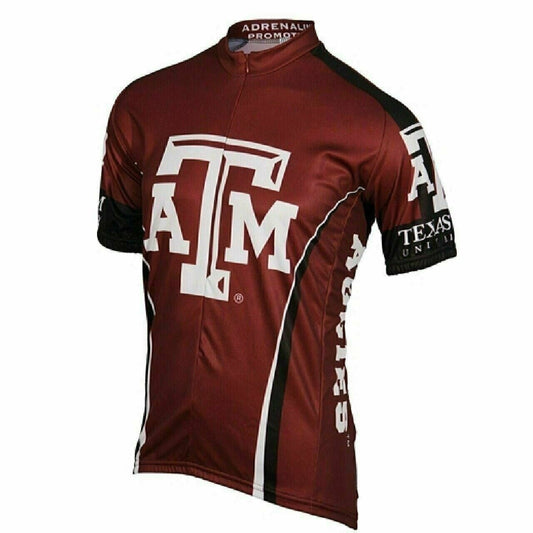 Cycling Jersey Texas A&M Aggies CollegeFull zip Men's Cycling Jersey