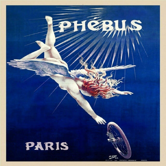 Cycling Poster Phebus Paris Poster vintage bicycle art 18" x 24"