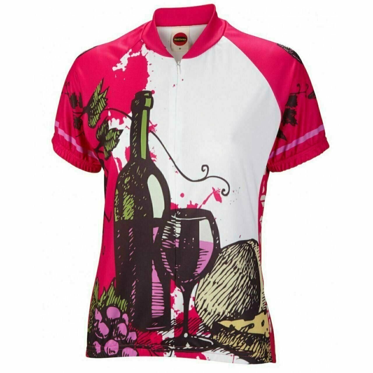 Cycling Jersey Wine Time  Women's Short sleeve Half zip cycling jersey