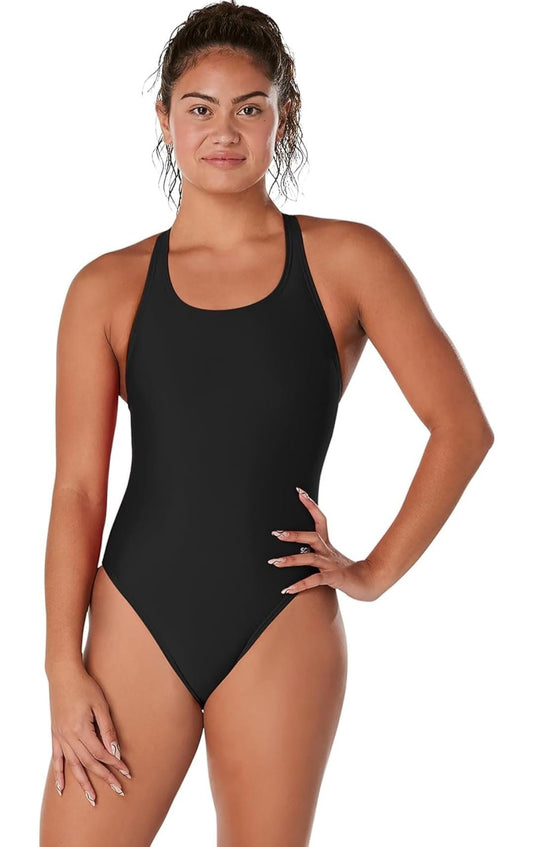 Speedo Swimsuit One Piece ProLT Super Pro Solid Adult, Speedo Black, 28