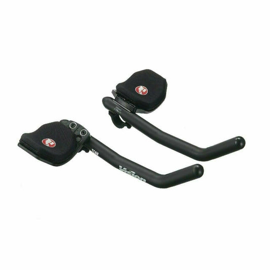 Vision Team Alloy J-Bend Clip-on AeroBar/ Triathlon Bars 31.8 x 250mm