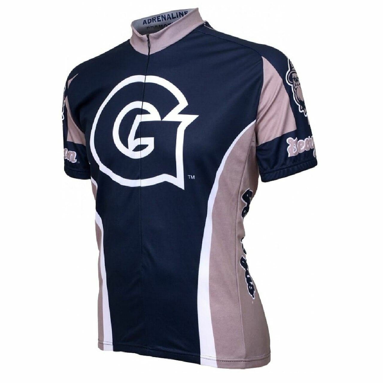 Cycling Jersey Adrenaline Georgetown University Hoyas 3/4 zip Men's LRG BM1