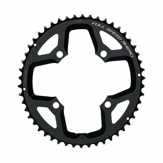 Chainring FSA Gossamer Super ABS 110mm BCD x 50t - Black (4h) ABS Road BM1