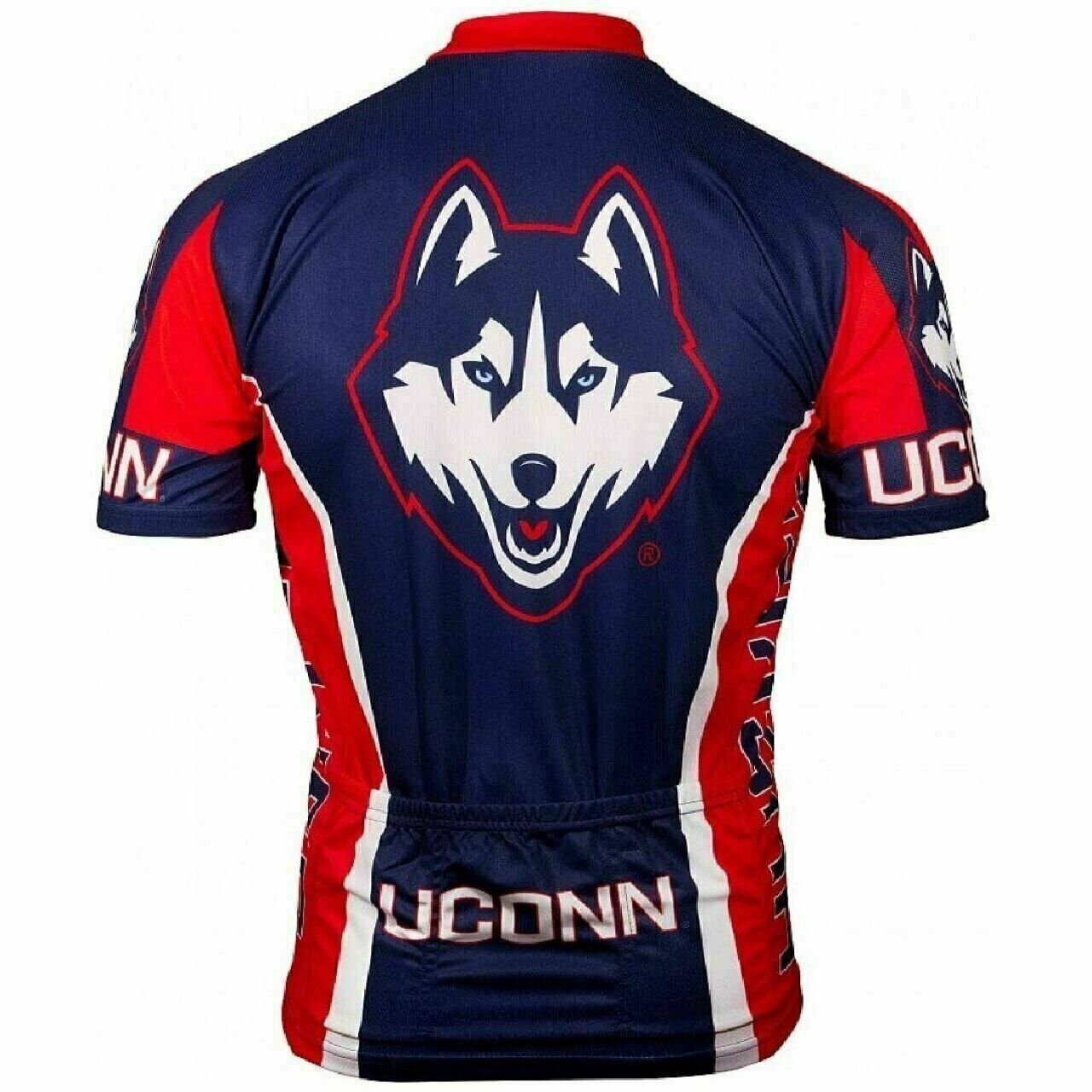 Cycling Jersey Adrenaline Promo University of Connecticut UCONN zip Men's