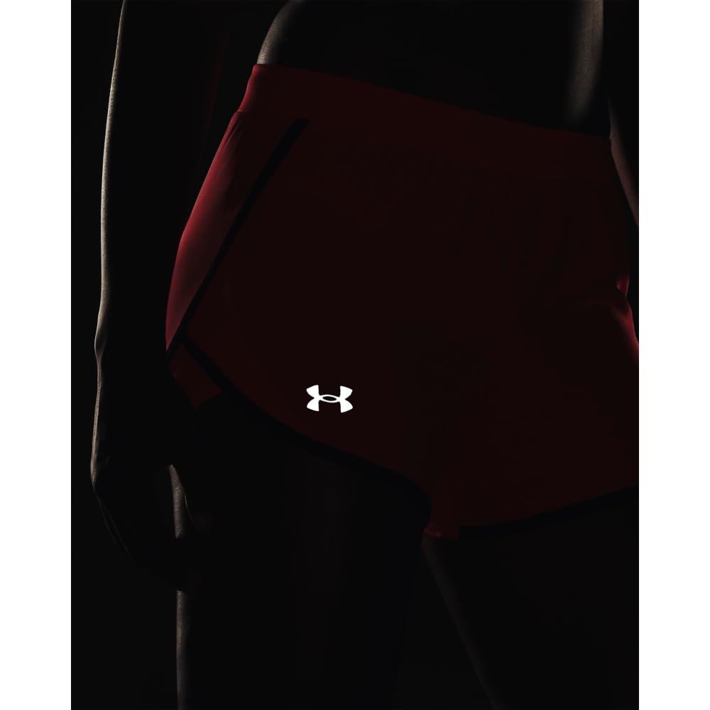 Under Armour Women's Fly by 2.0 Running Shorts, (628) Beta/Black/Ref, Large