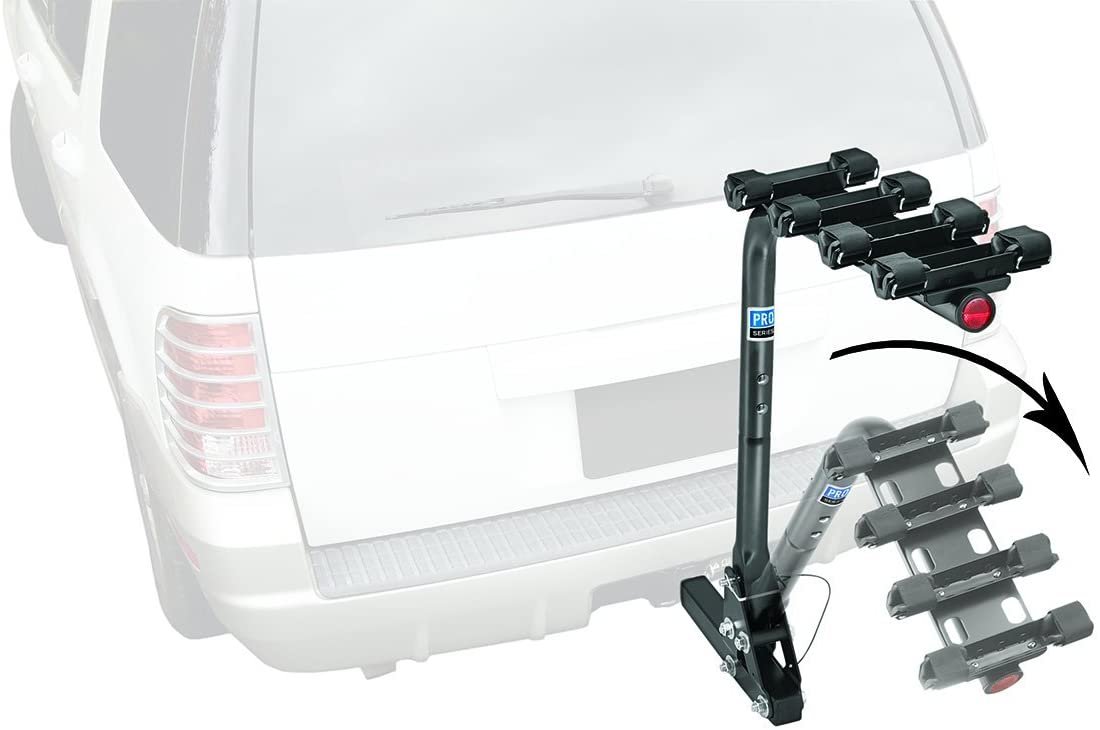 Bike Rack Pro Series 2" Hitch Mount 4-Bike Rack with Tilt Function